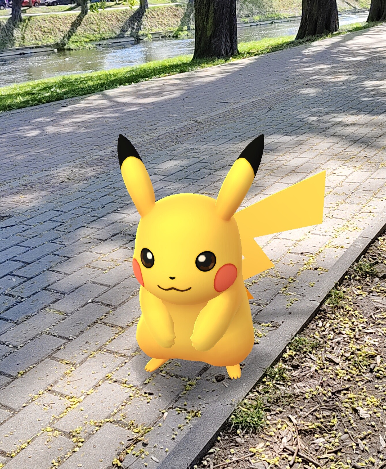 Pikachu v Pokémon GO